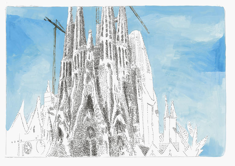 Marc Desgrandchamps, Barcelona, La Sagrada Família, 2018