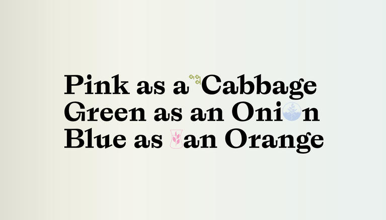Asli Çavusoglu, Pink as a Cabbage / Green as an Onion / Blue as an Orange, 2020
