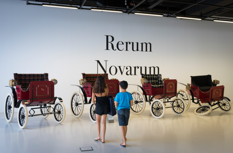 Vue de l'exposition Rerum Novarum