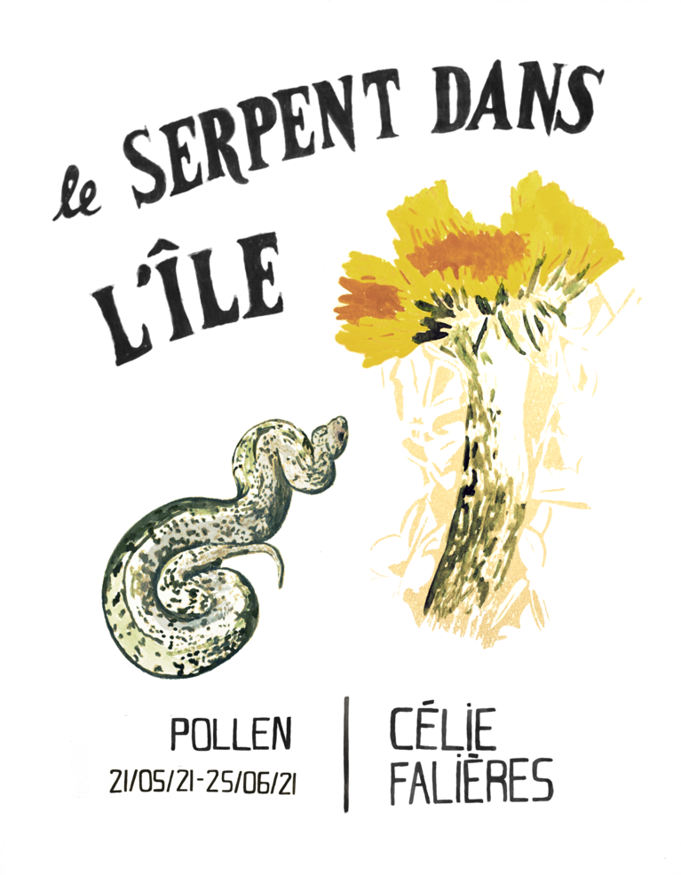 Le serpent dans l'Ile - Célie Falières