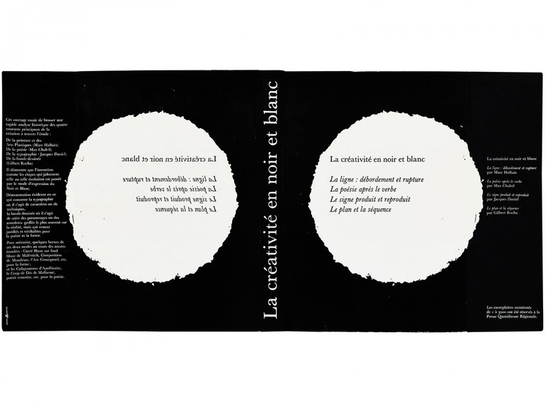 Couverture du livre La créativité en noir et blanc, Daniel&Cie, 1973 publié par Nouvelles éditions polaires