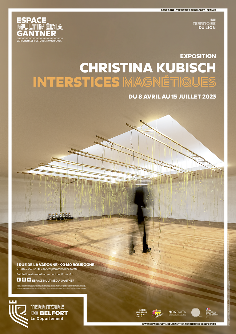 Affiche de l'exposition Christina Kubisch, Interstices Magnétiques