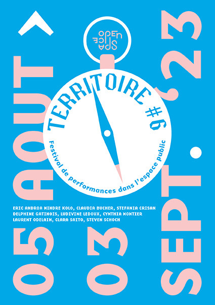 affiche du festival présentant les dates et les noms des artistes