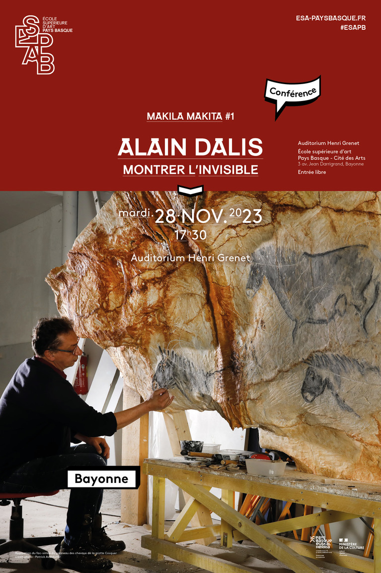 Affiche conférence Alain Dalis - ESAPB