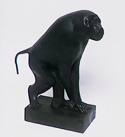 Cynochéphale, sculpture de Georges-Lucien Guyot