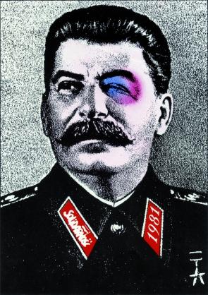 Alain Le Quernec, Staline à l’œil gauche poché, 1981