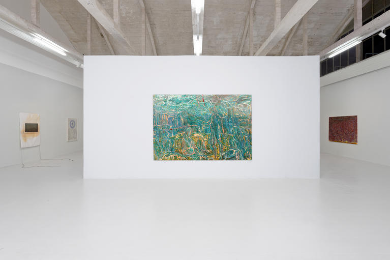 vue de l'expsoition Les Arrivées d'Achraf Touloub, 2021 - Passerelle Centre d'art contemporain, Brest