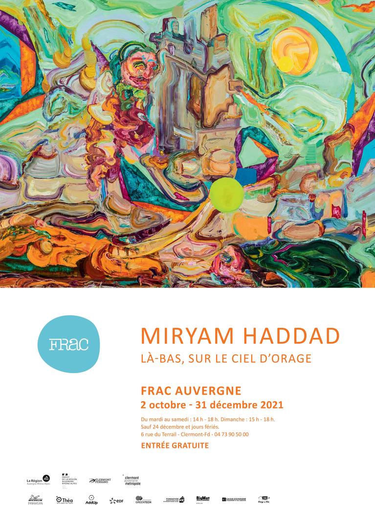 Affiche de l'exposition Miryam Haddad