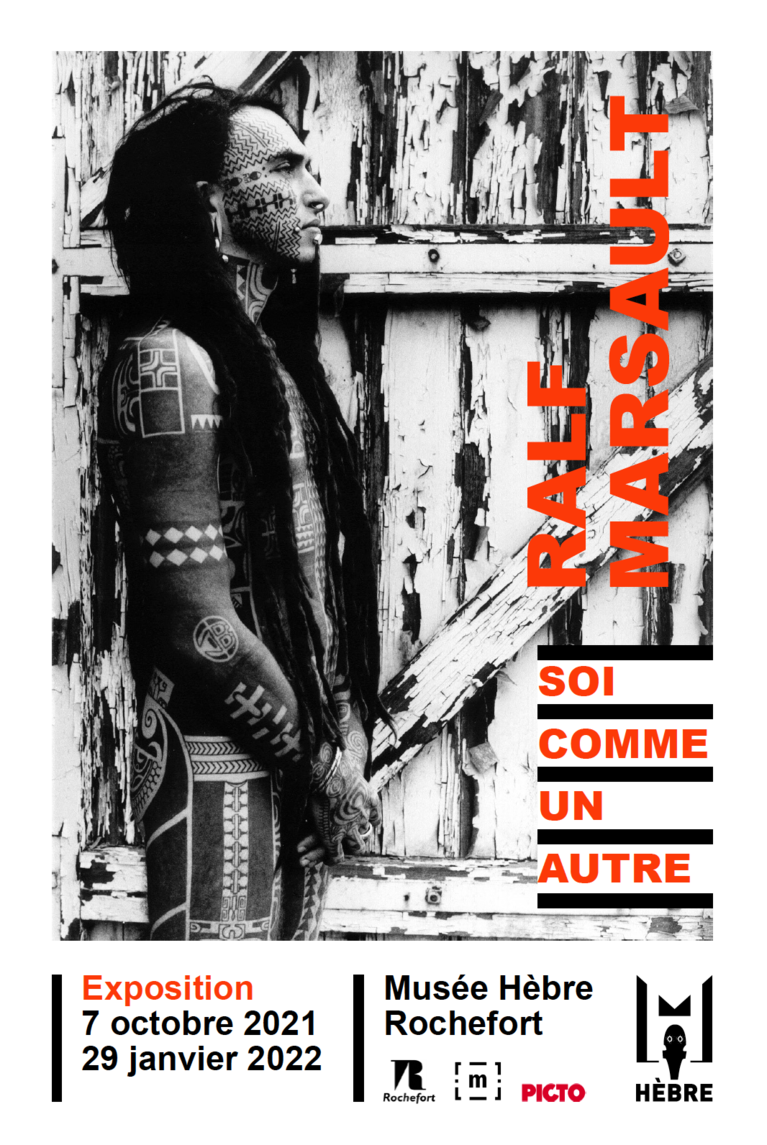 Affiche de l'exposition de Ralf Marsault intitulé "Soi comme un autre"