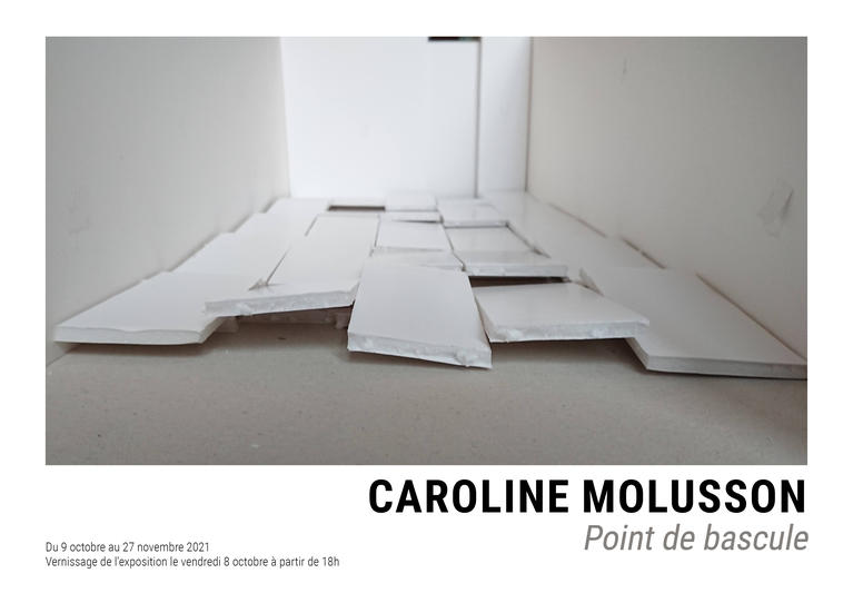 Visuel de l'exposition de Caroline Molusson - informations dates exposition et vernissage 