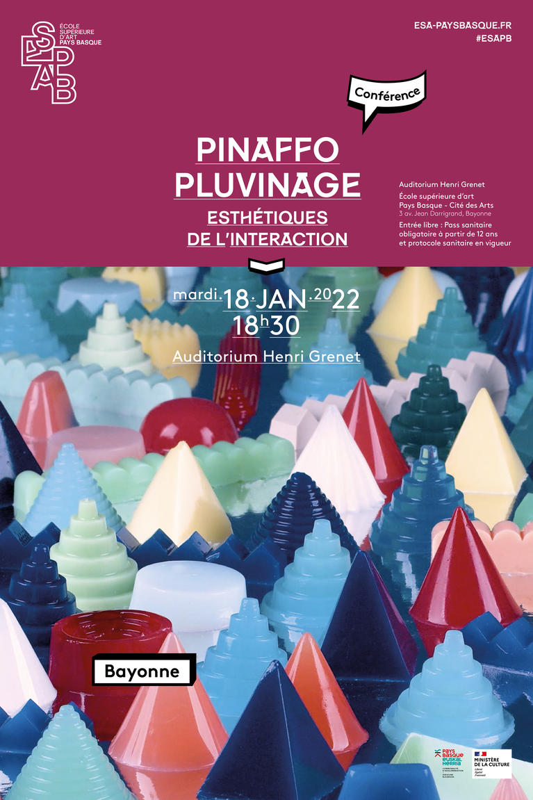 Conférence PINAFFO & PLUVINAGE - ESAPB Affiche
