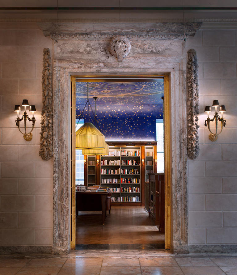 View of Albertine bookstore within Villa Albertine headquarters in New York