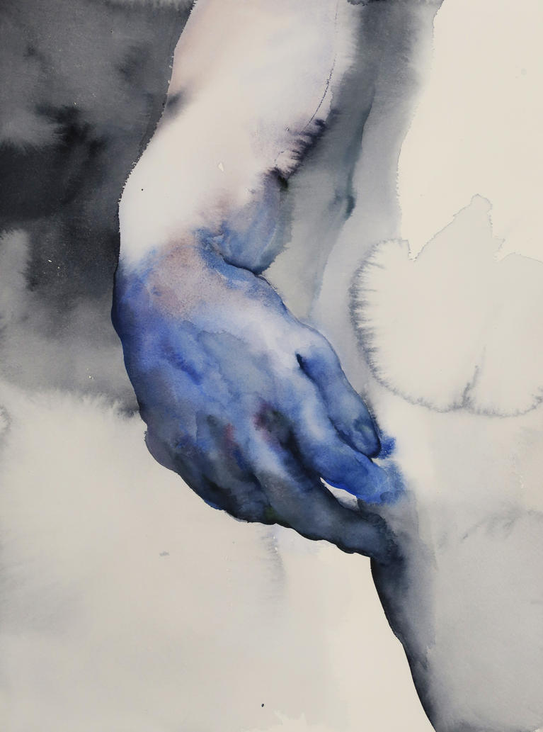 Makiko Furuichi, Sans titre 2021, aquarelle sur papier, 32 x 24 cm
