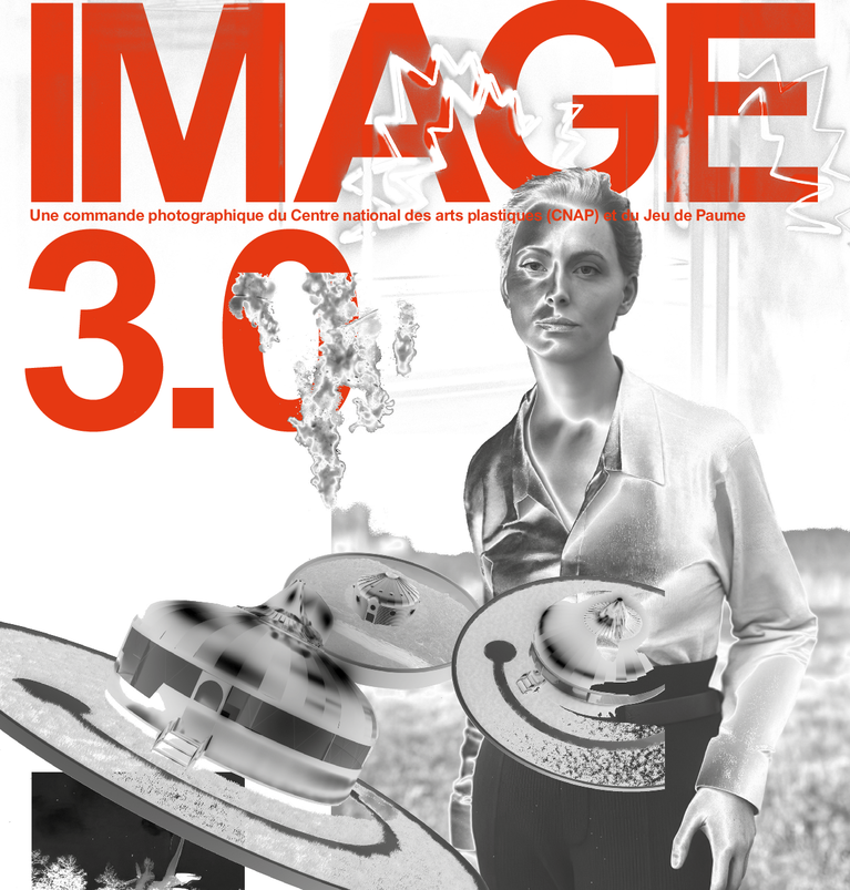 Affiche de l'exposition Image 3.0, une commande photographique du Cnap et du Jeu de Paume