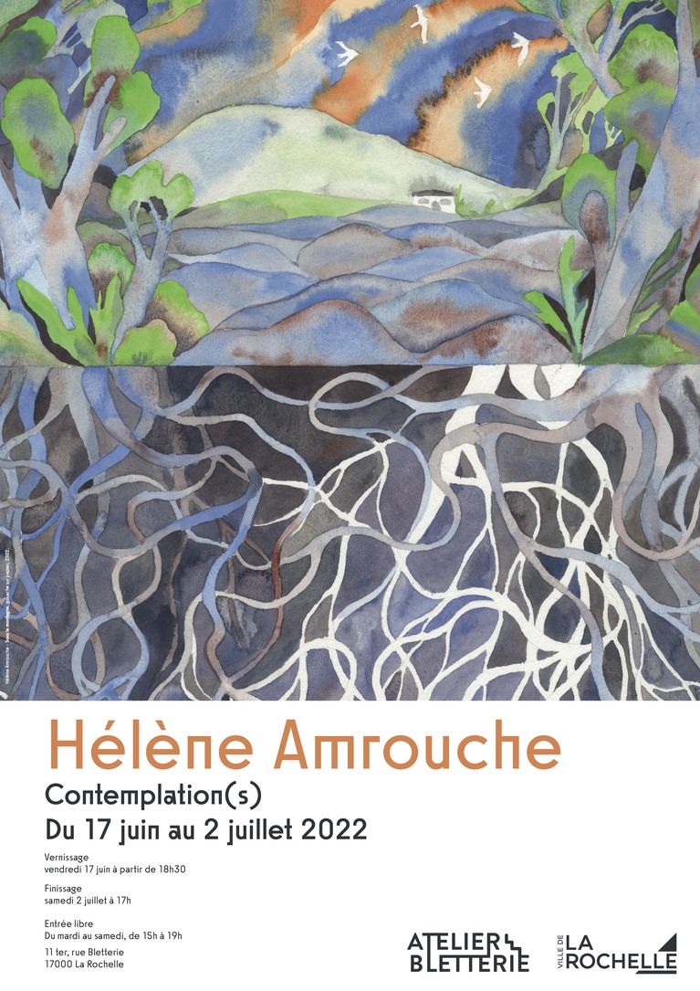 affiche "Contemplation(s)" - Hélène Amrouche
