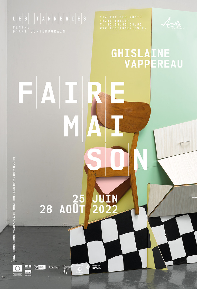affiche exposition Faire Maison Ghislaine Vappereau