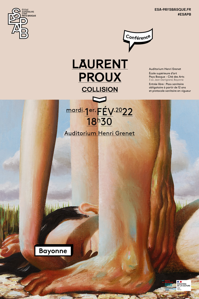 Affiche conférence Laurent PROUX - ESAPB 2022