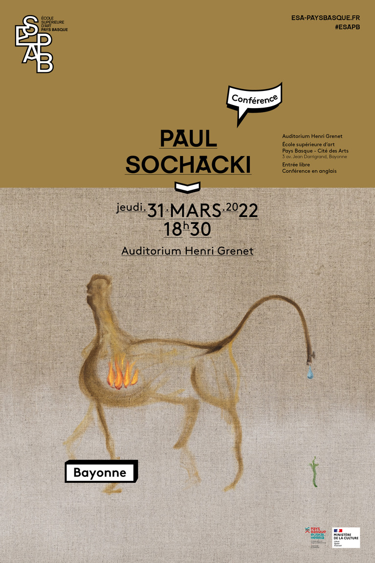 Affiche conférence Paul SOCHACKI - ESAPB