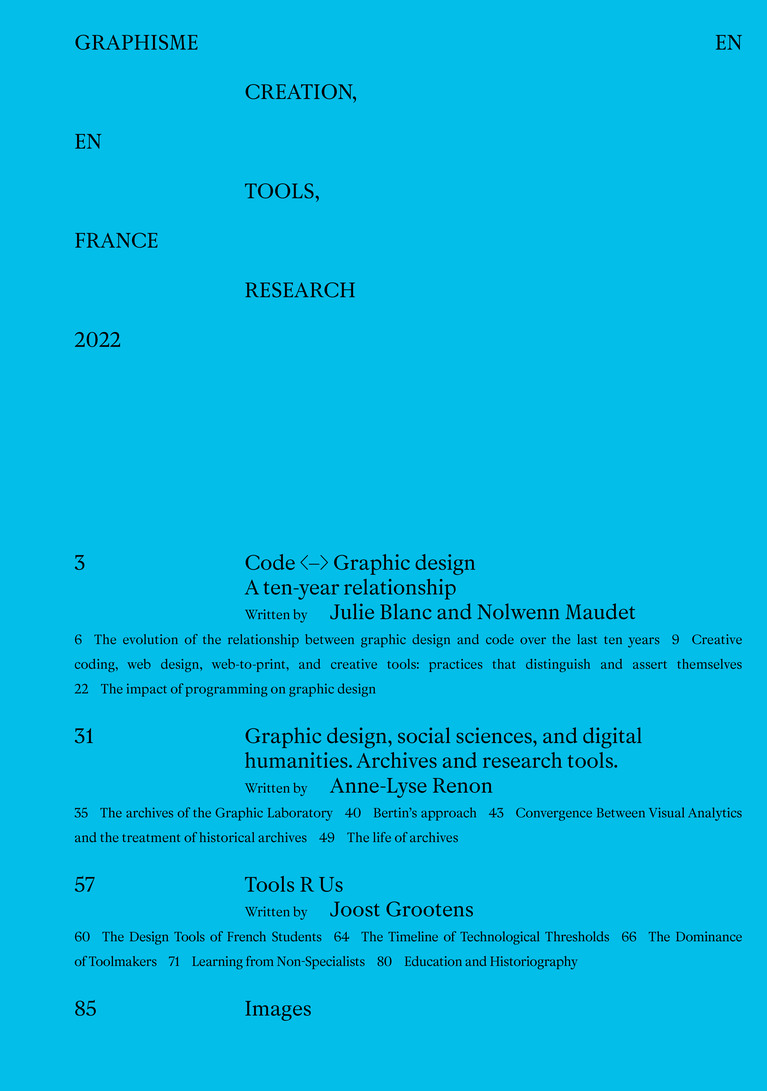 Cover of Graphisme en France Issue 28