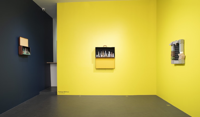 Vue de l'exposition de Rodrigo Matheus, L'Antichambre, Galerie Nathalie Obadia, Paris, 2023