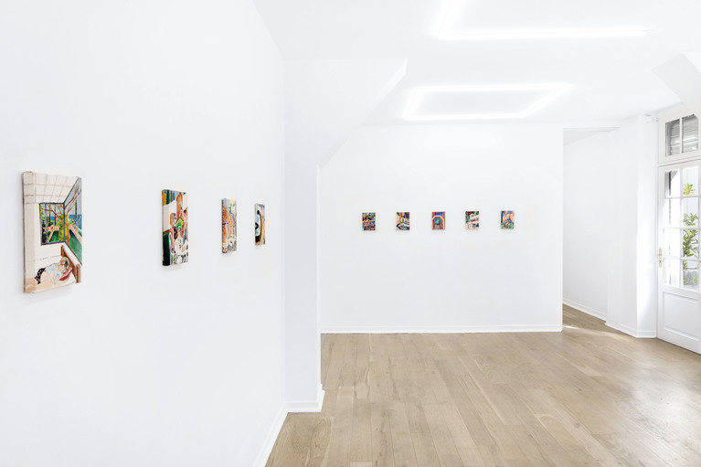 vue de l'exposition à la Galerie Romero Paprocki