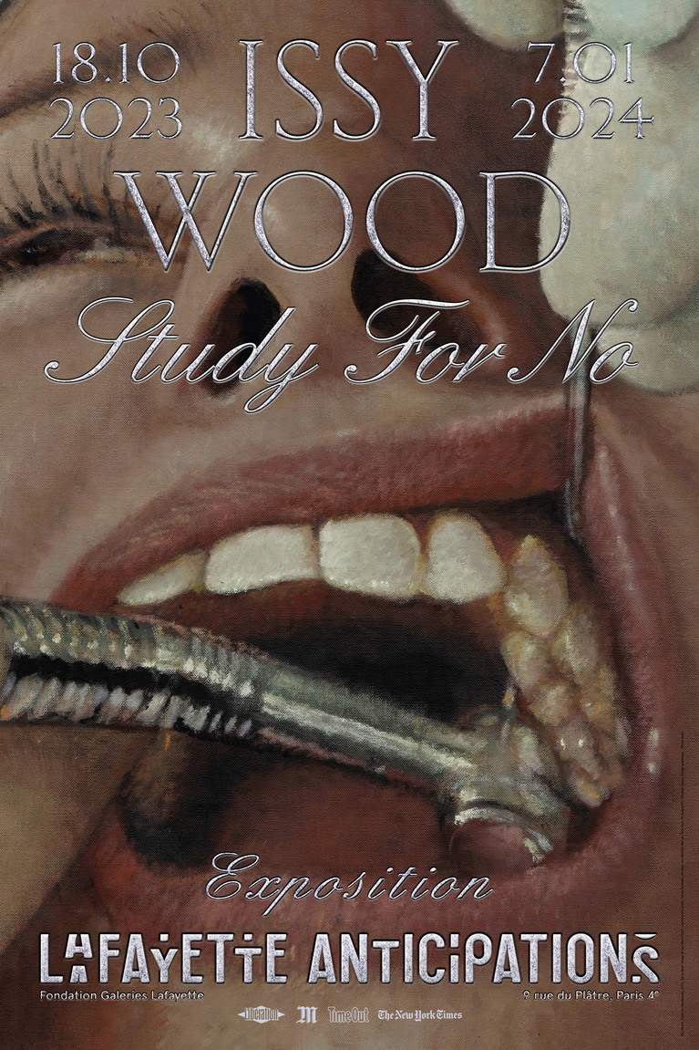 Affiche de l'exposition "Issy Wood 'Study for No'"