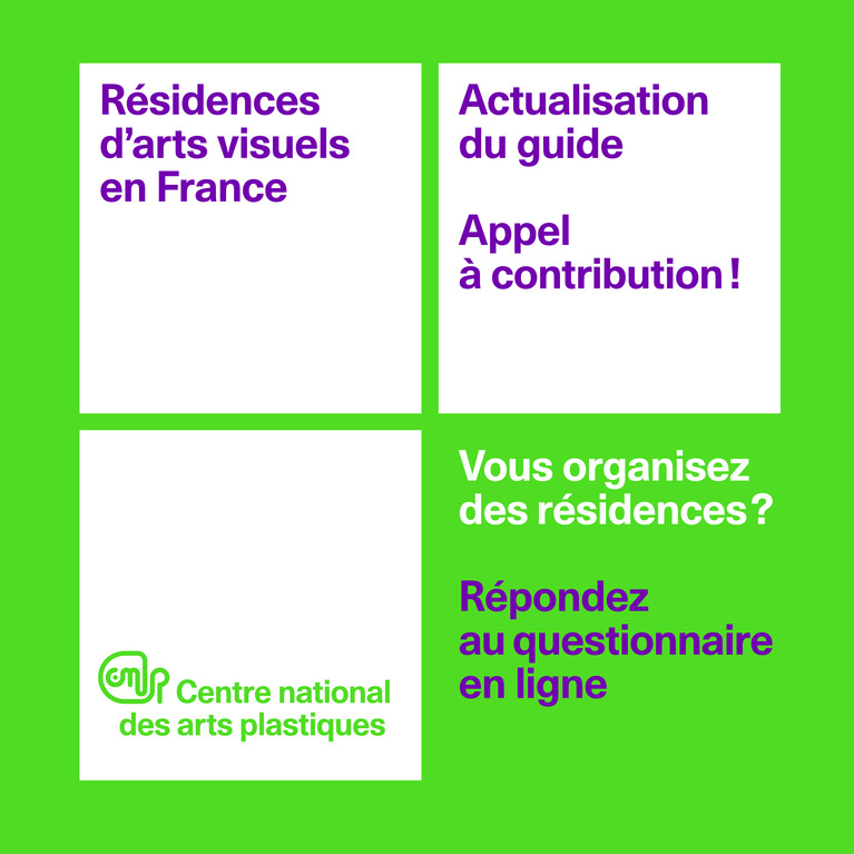 Résidences d'arts visuels en France, appel à contribution. Vous organisez des résidences ? Répondez au questionnaire en ligne.