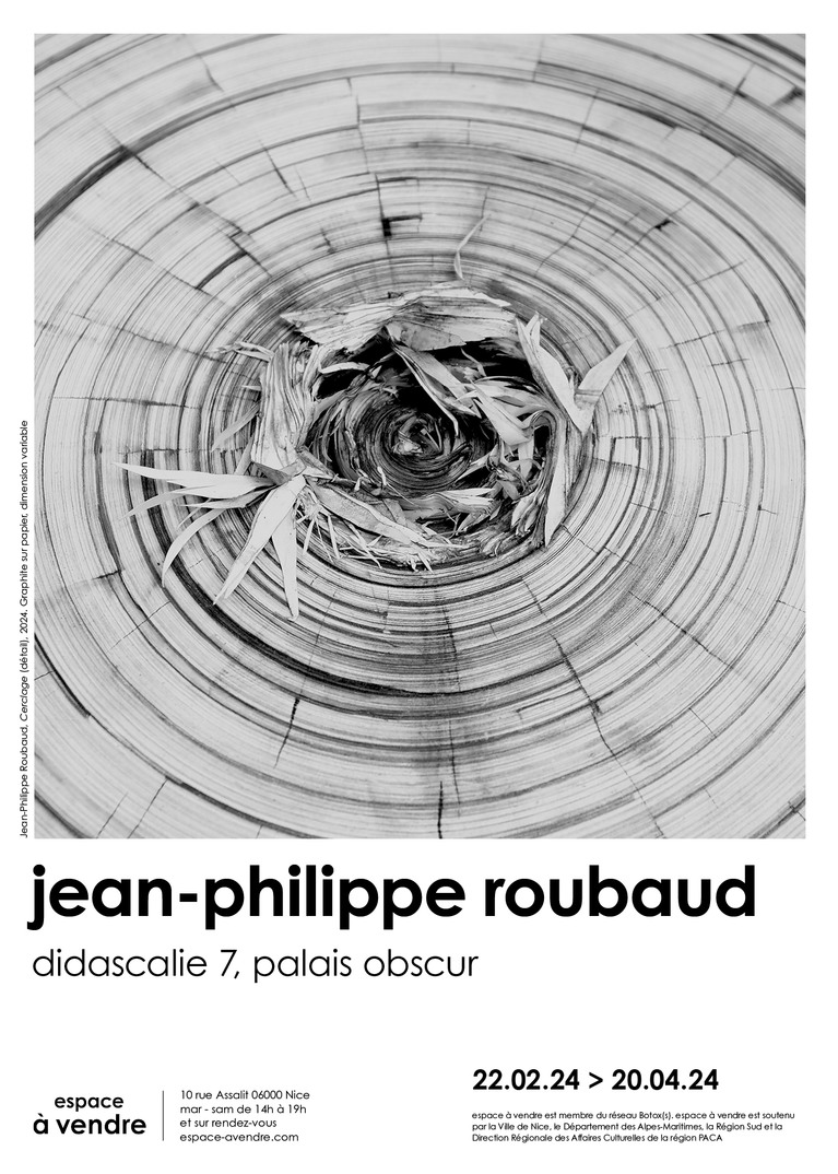 Affiche de l'exposition de Jean-Philippe Roubaud