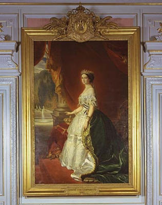 L’impératrice Eugénie, portrait de Louise Adélaïde Desnos