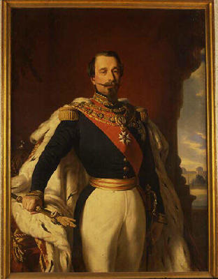 Napoléon III à mi-corps.
