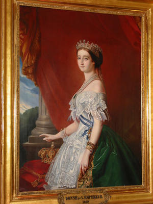 L’Impératrice Eugénie, portrait de Charlotte Pierret