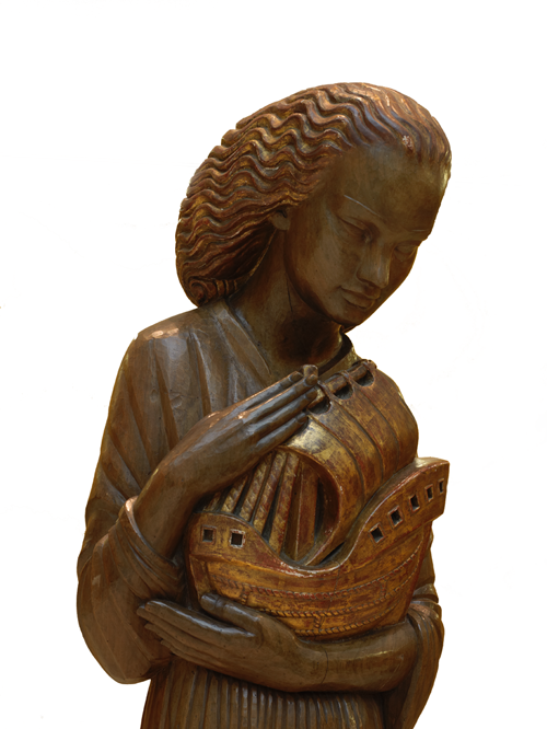 Sainte Geneviève, sculpture de Anna-Fanny Quinquaud