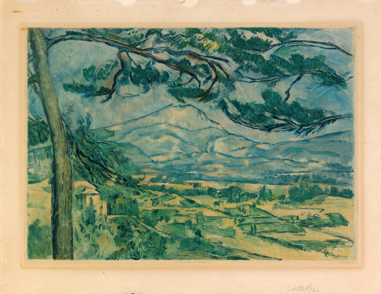 La Montagne Sainte-Victoire d’après Cézanne de Jacques Villon
