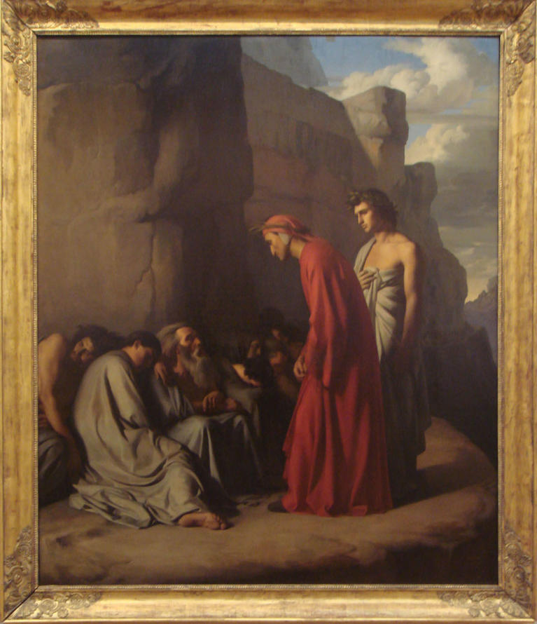 Le Dante conduit par Virgile, de Hippolyte-Jean Flandrin