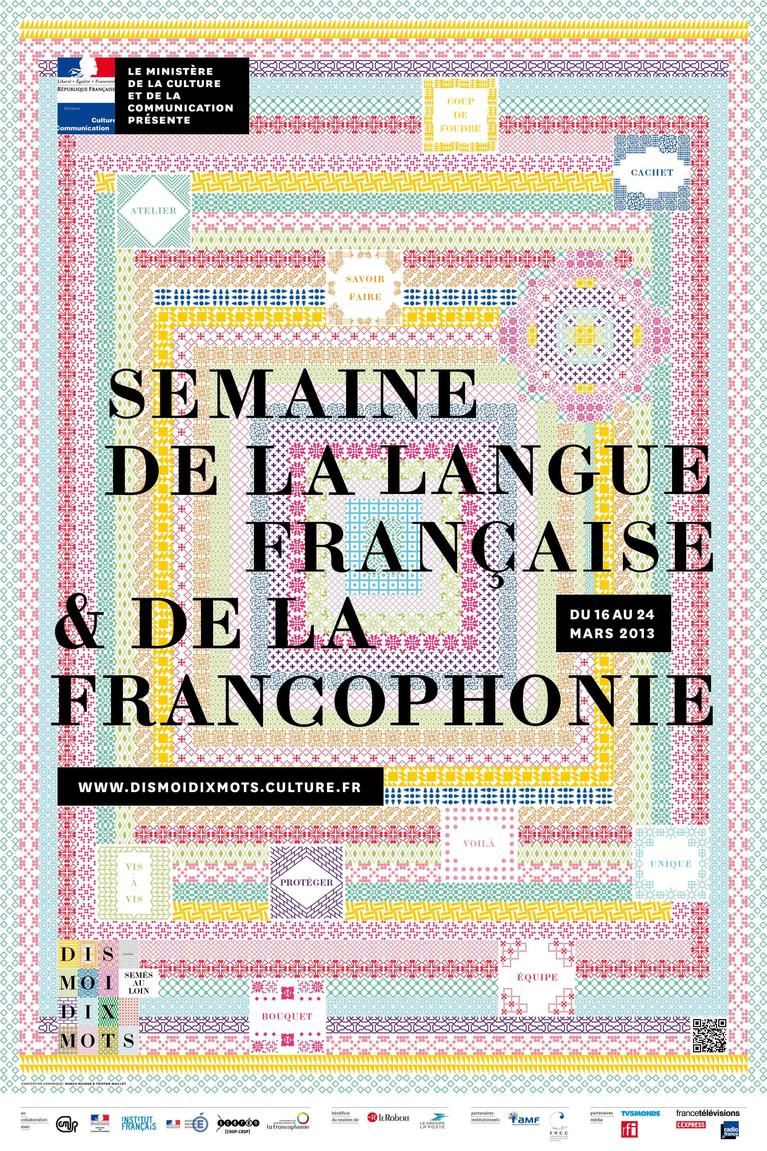 Affiches pour la Semaine de la langue française & de la francophonie, 2012