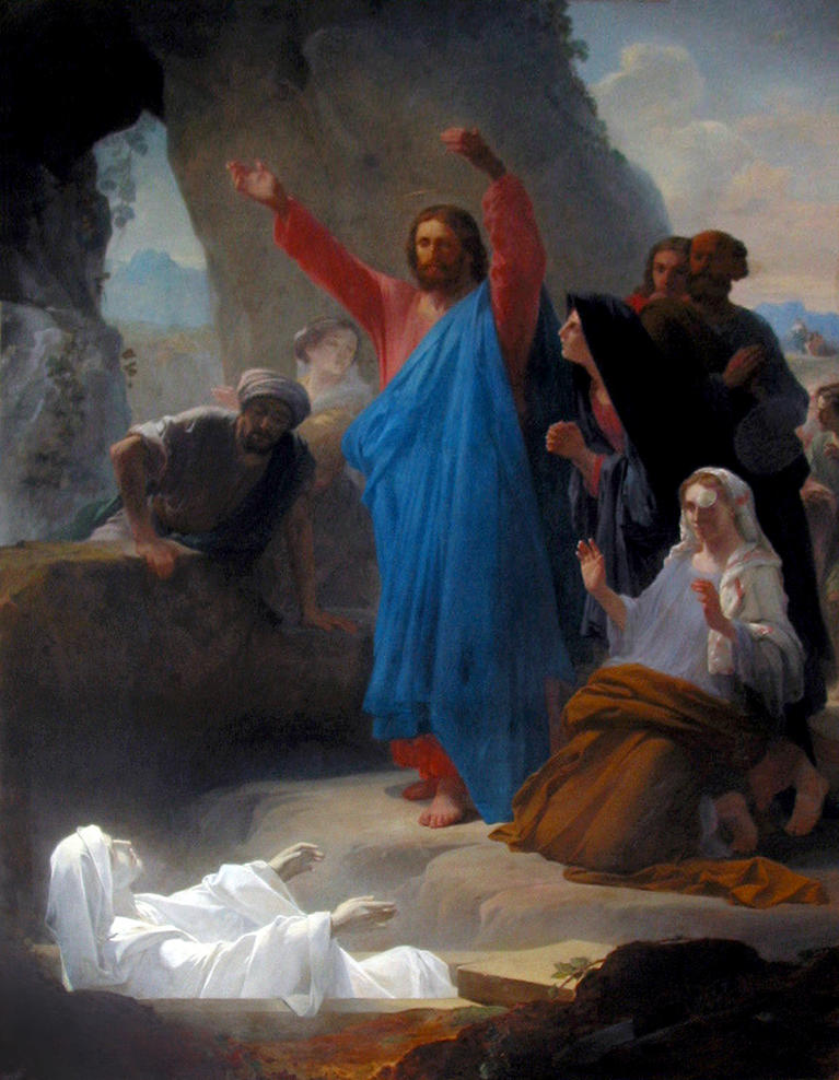 Pierre Charles Marquis, La Résurrection de Lazare, 1868