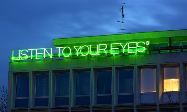 Maurizio Nannucci, Listen to your Eyes, 2010