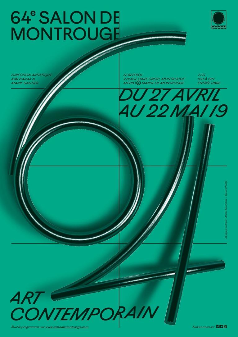 Affiche de la 64e édition du Salon de Montrouge