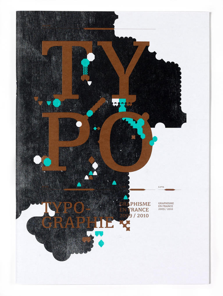 Couverture, Graphisme en France, 2009-2010, Typographie.