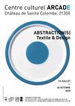 Affiche 2020 Abstraction(s), Textile et design