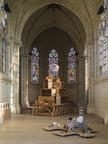 Vue de l'exposition à la chapelle Jeanne d'Arc
