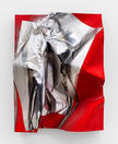 Dorian Gaudin, Conquest of the Compulsiveness, 2021 Aluminum, chrome and paint 74 x 55 x 26 cm - 29 x 21.5 x 10 in.