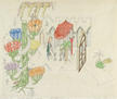Ristorante Sherwood, 1972, Dessin, encre et pastel sur papier, 72.5 x 87.7 cm, inv.003 12 01 