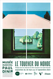 Cette affiche présente deux œuvres du peintre Jeremy Liron. Ces peintures représentent la vue sur la mer depuis la Villa Malaparte à Capri, l'une depuis la terrasse, l'autre depuis l'intérieur de cette villa. 