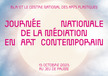 Visuel de la journée nationale de la médiation en art contemporain