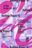 Affiche du festival ROLLING PAPER #5 