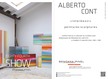 Alberto Cont - « intermezzi » peintures sculptures
