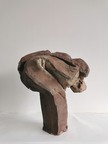  Studio per figura, 2023. Terracotta, oxyde de manganèse. Ht: 34 cm