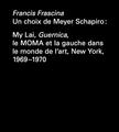 Francis Frascina, Un choix de Meyer Schapiro, 2013